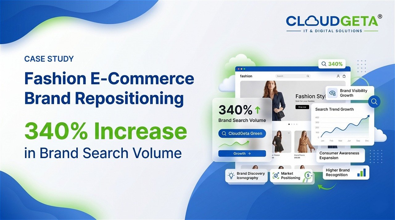 Fashion E-Commerce Brand Repositioning — 340% Increase in Brand Search Volume