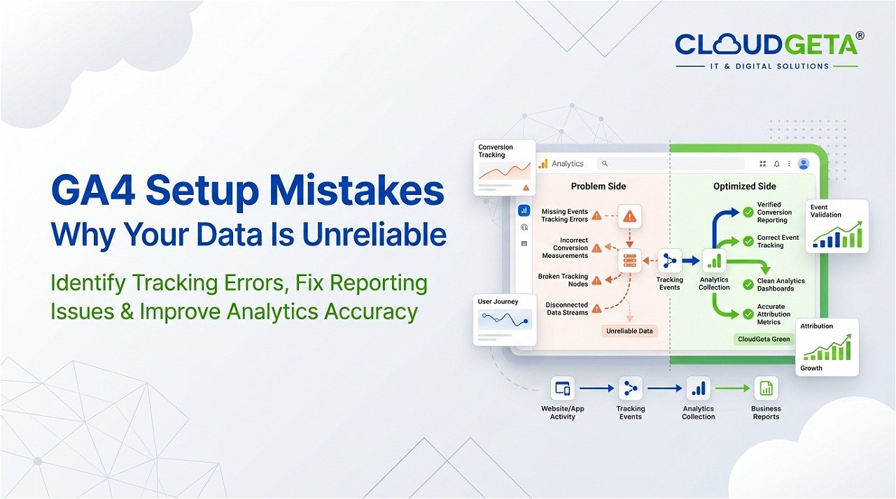 GA4 Setup Mistakes — Why Your Analytics Data Is Unreliable and What to Fix